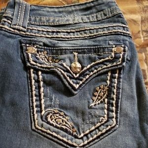 Miss me embellished pockets